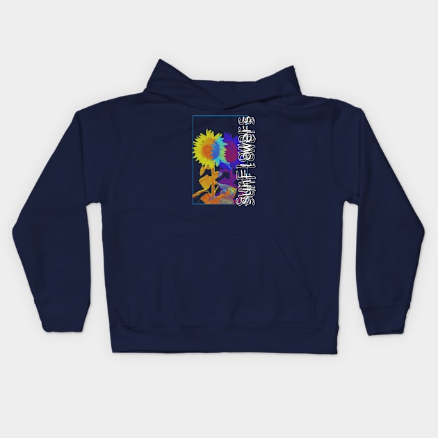 Streatwear-sunflower Kids Hoodie by AKMD.IDEAS